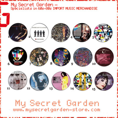 Siouxsie And The Banshees - The Scream, Juju, Kaleidoscope Album 3.2 cm Pinback Button Badge Set 1 ( or Hair Ties )
